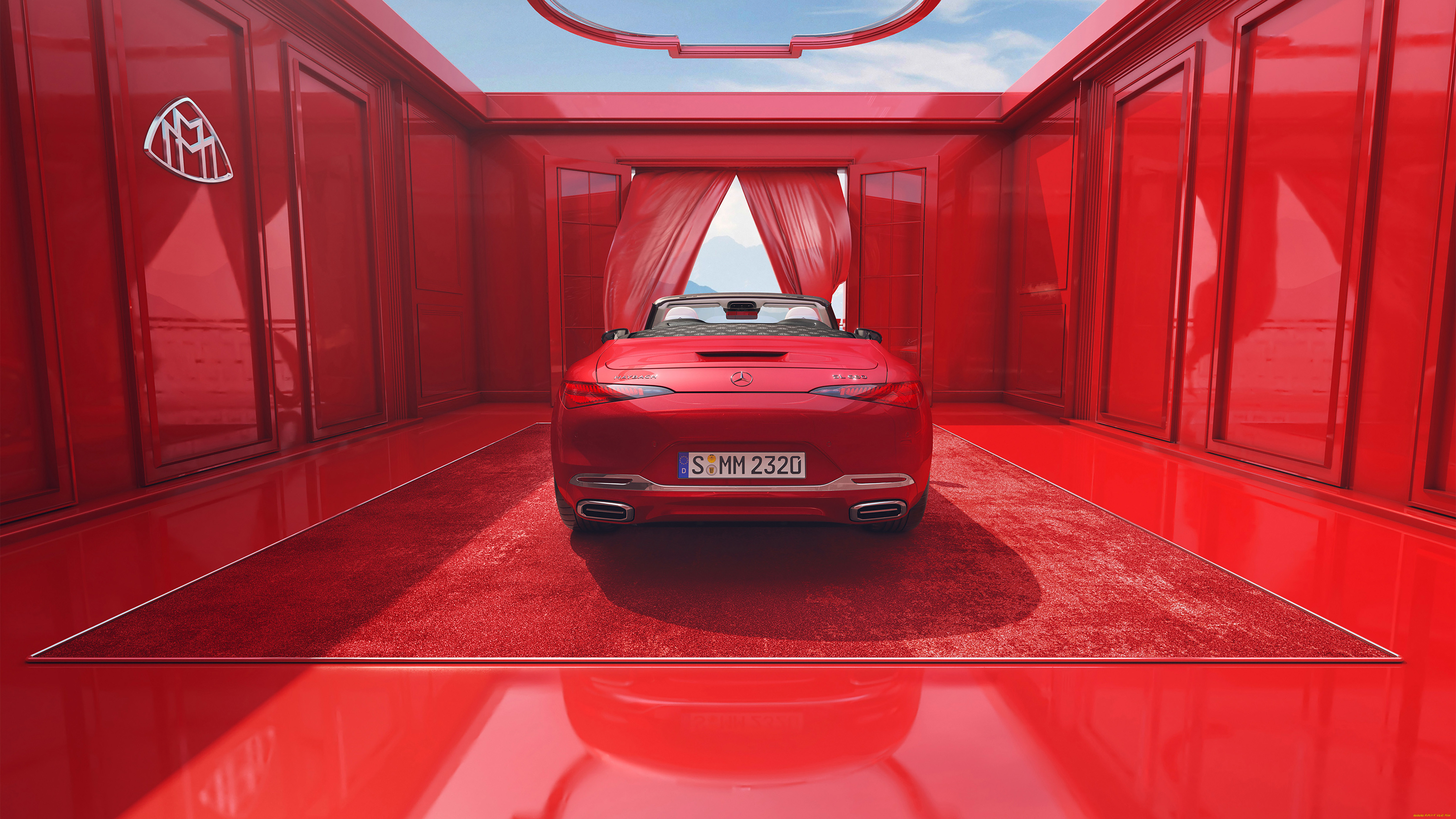 , mercedes-benz, maybach, sl-680, monogram, series, 2024